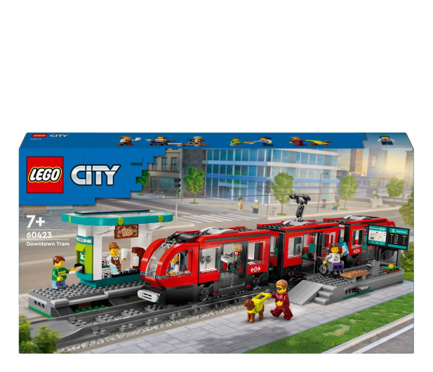 LEGO City 60423 Tramwaj miejski ze stacją - 1266140 - zdjęcie